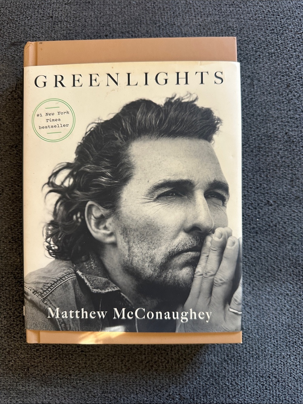 Greenlights Hardcover Book - Tan & White Cover